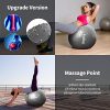 Kalkal Exercise Ball , 65cm Upgraded Anti Slip Yoga Ball