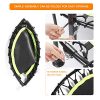 Portable Fitness Trampoline with Adjustable Foam Handle
