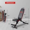 FISUP Weight Bench for Full Body Workout Strength Training