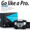 Headlamp LED USB Rechargeable - Waterproof Super Bright Torch
