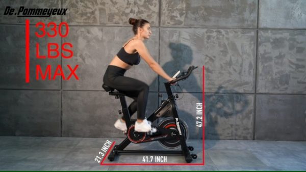 Exercise Bikes Stationary, Adjustable Indoor Cycling Bike