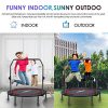 CLORIS Foldable Mini Trampoline Indoor Outdoor