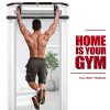 Pull Up Bar for Doorway, Multifunctional Angled Grip Chin Up Bar
