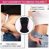 FeelinGirl Women's Latex Underbust Training Cincher Workout Waist