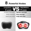 Ultimate Relaxation with Shiatsu Neck and Back Massager - 8 Heated Rollers for Full-Body Bliss