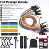 FITINDEX 22Pcs Resistance Bands Set with Handles