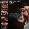 YAHEETECH 66.14 LB Adjustable Exercise, Fitness Dumbbells Set