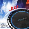 SereneLife 36" Inch Portable Fitness Trampoline – Sports Trampoline