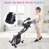 MaxKare Exercise Bike Stationary Foldable Magnetic