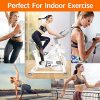 pooboo Exercise Bike, Belt Drive Indoor Cycling Bike