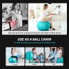 GalSports Exercise Ball (45cm-75cm), Anti-Burst Yoga Ball Chair