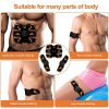 SPORTLIMIT Abs Stimulator, Ab Stimulator EMS Abdominal