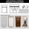MUSCOACH Pull Up Bar for Doorway Chin Up Bar Wall Mounted
