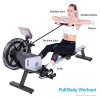 MaxKare Rowing Machine Air Rower Dual Belt Dynamic Air Resistance