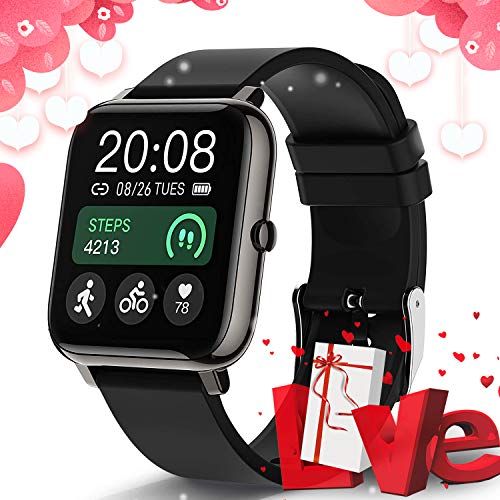 Smart Watch, Popglory Smartwatch with Blood Pressure