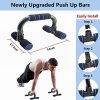 Push Up Bars, Push Up Handles for Floor with Cushioned Foam Grip