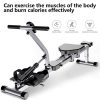 ZHCCCJBOY Rowing Machine Hydraulic Rowing Machine LCD Monitor
