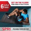 SPRI Exercise Mat Foldable 6mm Thick High Density Foam Fitness