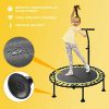 Portable Fitness Trampoline with Adjustable Foam Handle