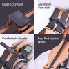 BATTIFE Water Rowing Machine Solid Red Walnut Wood