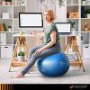 Stability Ball for Fitness, Yoga, Pilates, Pregnancy, Birthing or Office Desk Chair