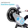 MaxKare Rowing Machine Air Rower Dual Belt Dynamic Air Resistance