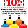 Pro Disc Cones (Set of 50) - Agility Soccer Cones