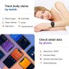 Waterproof Smartwatch with Heart Rate Monitor Blood Oxygen