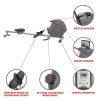 Sunny Health Magnetic Rowing Machine with 16 Resistance Levels for Full-Body Workout