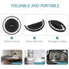 Folding Indoor Fitness Trampolines with Safety Pad