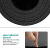 Yoga Practice: LFS Extra Wide and Extra Thick Non-Slip Yoga Mat - Your Perfect Companion for Yoga, Pilates, and Floor Exercises