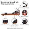 Mobifitness Rowing Machine for Home Use, Water Rower