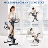 MaxKare Exercise Bike Slim Cycle 3-in-1 Folding Stationary Bike