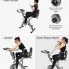 BARWING Foldable Exercise Stationary Bike, 3-IN-1 Magnetic Upright
