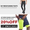 qualidyne Men's Fleece Running Tights Cycling Pants Outdoor