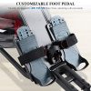 MARNUR Water Rowing Machine for Home Portable Double Track