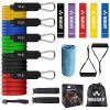 Whatafit Resistance Bands Set (17pcs), Exercise Bands with Door Anchor