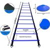 Speed Agility Training Set, Includes 1 Agility Ladder, 4 Steel Stakes