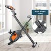 MaxKare Exercise Bike Stationary Folding Magnetic Exercise Machine