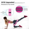 Letsfit Resistance Bands for Legs and Butts, Exercise Booty Bands