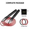 BERTER Jump Rope, Tangle-Free Ball Bearings Rapid Speed Skipping Rope
