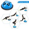 PEXMOR Yoga Half Ball Balance Trainer Exercise Ball Resistance Band