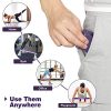 OMERIL Resistance Loop Exercise Bands Set – 5 Levels with Carry Bag & Instruction Guide