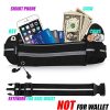 USHAKE Gear Running Belt with Extender, Bounce Free Pouch Bag