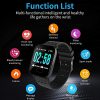 FJunHappy Activity Tracker,Smartwatch with Blood Press, Heart Rate Monitor