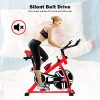 GYMAX Indoor Exercise Bike, Stationary Cycling Bike
