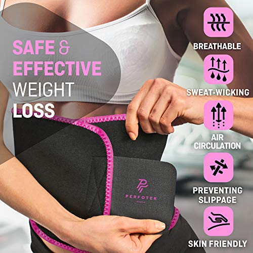 Waist Trimmer Belt Weight Loss Wrap, Stomach Fat Burner