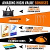 Invincible Fitness Agility Ladder Training Equipment Set