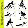 leikefitness Height Adjustable Ab Trainer Abdominal Whole Body