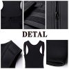 Qikorgxm Women Waist Trainer Neoprene Sauna Zipper